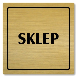 Sklep, 118x118mm, zlatá, Arizona
